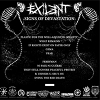 Exilent - Signs of Devastation (black vinyl)