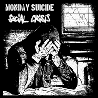 Monday suicide/Social crisis - Split (limited; dark red marmelade vinyl)