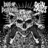 Social crisis/Days of desolation - Split (limited; solid white vinyl)