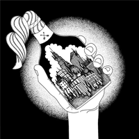 Death Of Youth - S/T (clear w/yellow and red splatter vinyl)