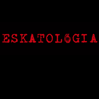 Eskatologia - Hand grenade logo - red (8x1)