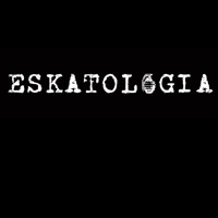 Eskatologia - Hand grenade logo - white (8x1)
